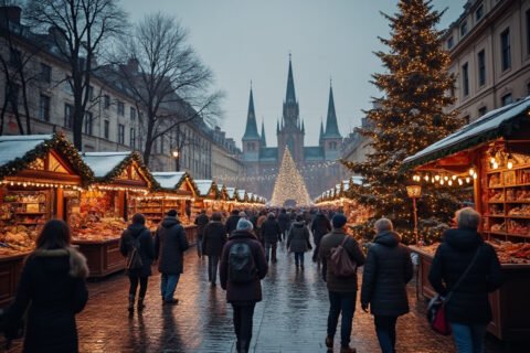 Bezoeken van een Kerstmarkt met Slecht Weer